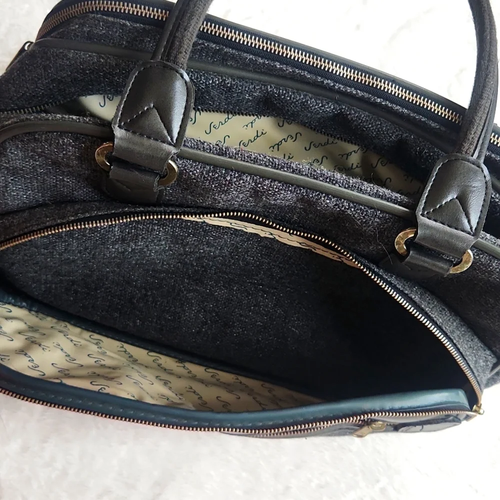 Vintage Verdi Carry On Luggage Bag